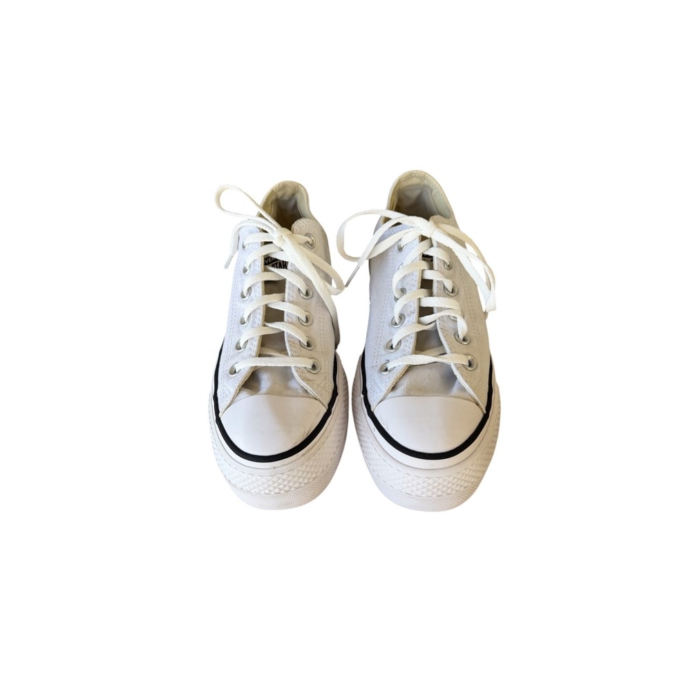 Converse Chuck Taylor All Star Lift Platform Sneakers White Women 8.5 US Low Top - Picture 2 of 10